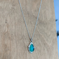 Compass Point Necklace,  16” length