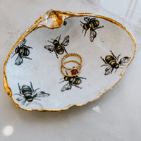 Bees Shell Jewelry Dish
