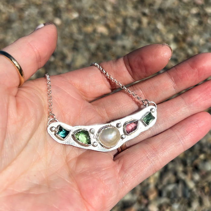 Tide Pool Necklace, 18” length