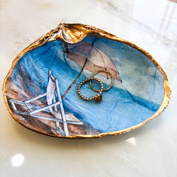 Beach Side Shell Jewelry Dish