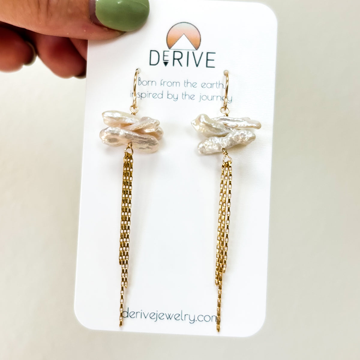 Pearl Fringe Earrings