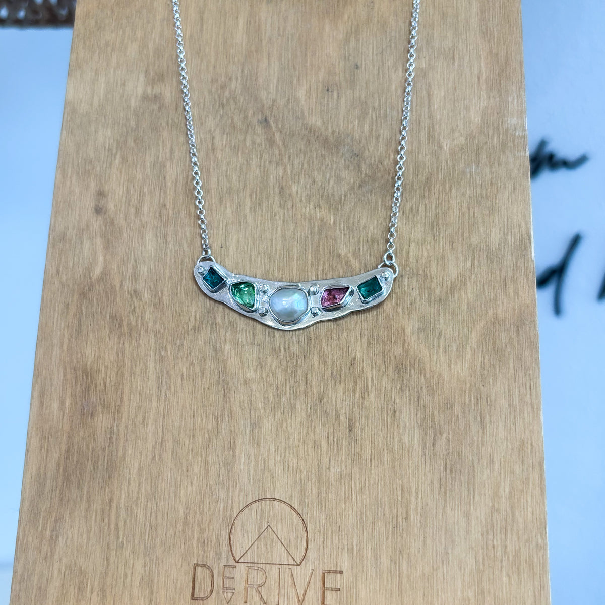 Tide Pool Necklace, 18” length