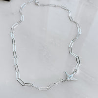 Sparrow Paperclip Chain Link Necklace