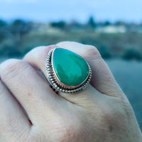 Australian Chrysoprase Ring size 7.5