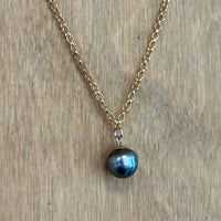 Tahitian Pearl Necklace, 16” length