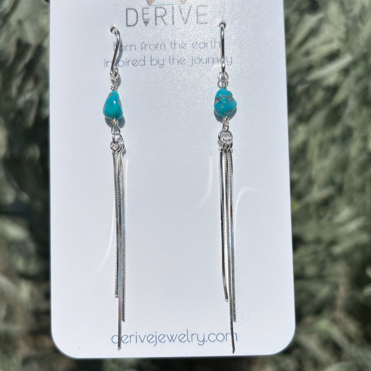 Turquoise Fringe Earrings