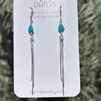 Turquoise Fringe Earrings