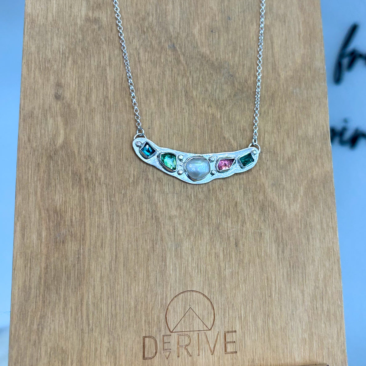 Tide Pool Necklace, 18” length