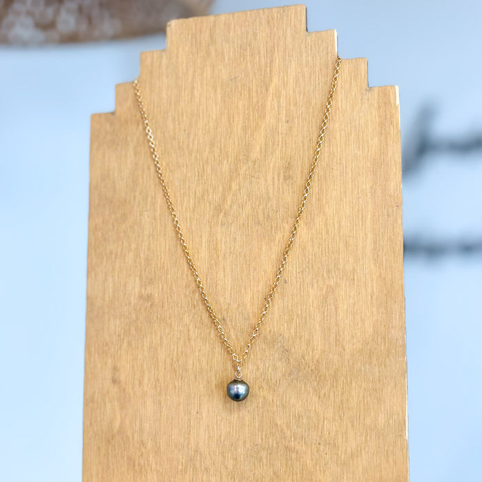 Tahitian Pearl Necklace, 16” length