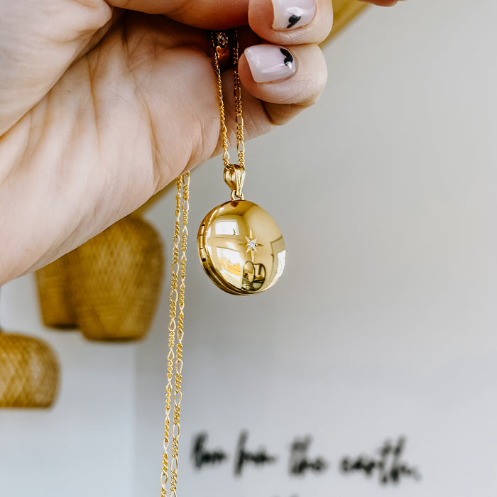 Treasure Island Locket Necklace