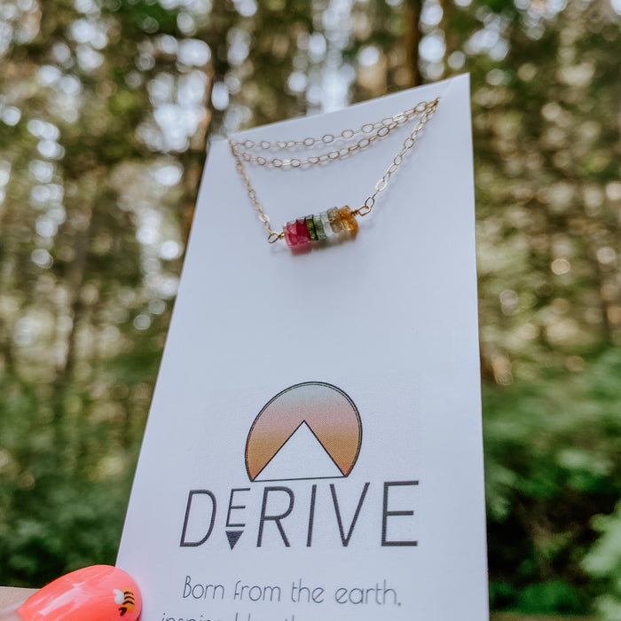 Dainty Tourmaline Necklace