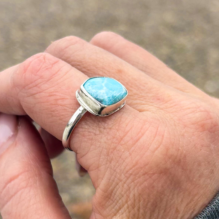 Larimar Ring size 9.5