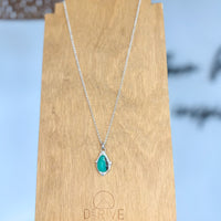 Compass Point Necklace,  16” length