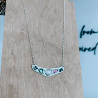 Tide Pool Necklace, 18” length