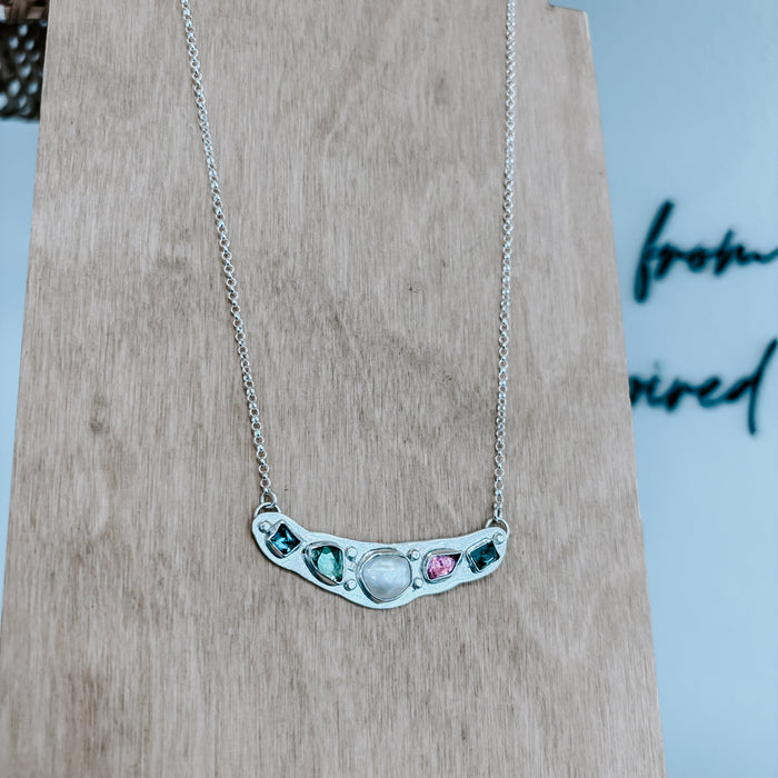 Tide Pool Necklace, 18” length