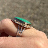 Australian Chrysoprase Ring size 7.5