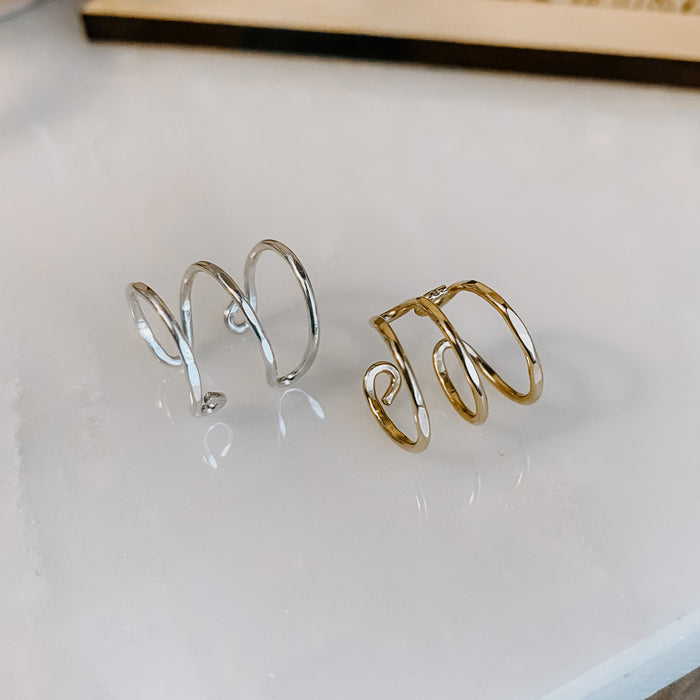 Triple Bar Ear Cuff