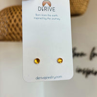 Gemstone Stud Earrings