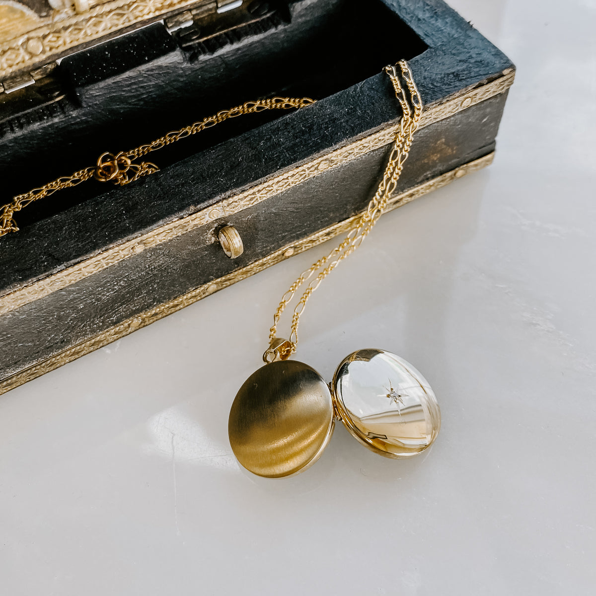 Treasure Island Locket Necklace