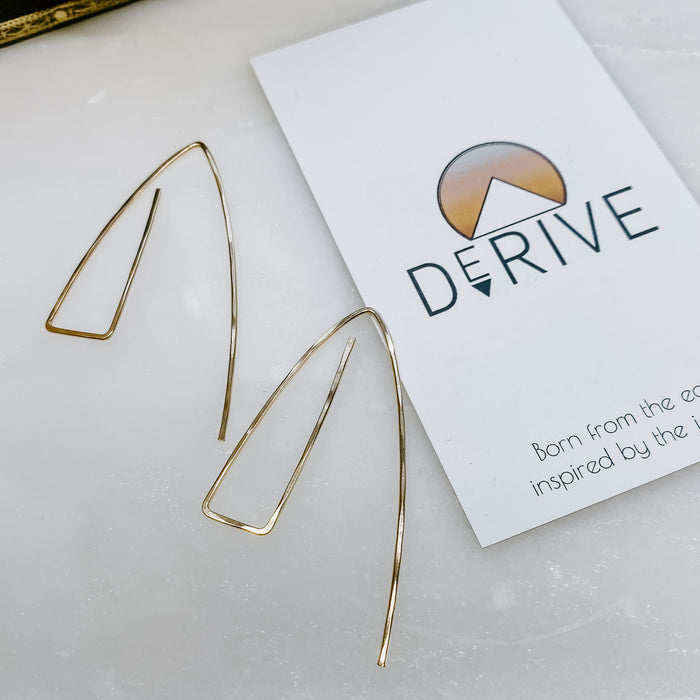 Triangle Arch Threader Earrings