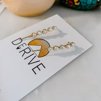 Mini Pearl U Shaped Threader Earrings