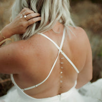 Dripping In Diamonds Back Necklace