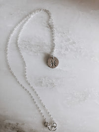 Astrology Hand Stamped Coin Necklace