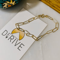 Paperclip Chain Link Bracelet