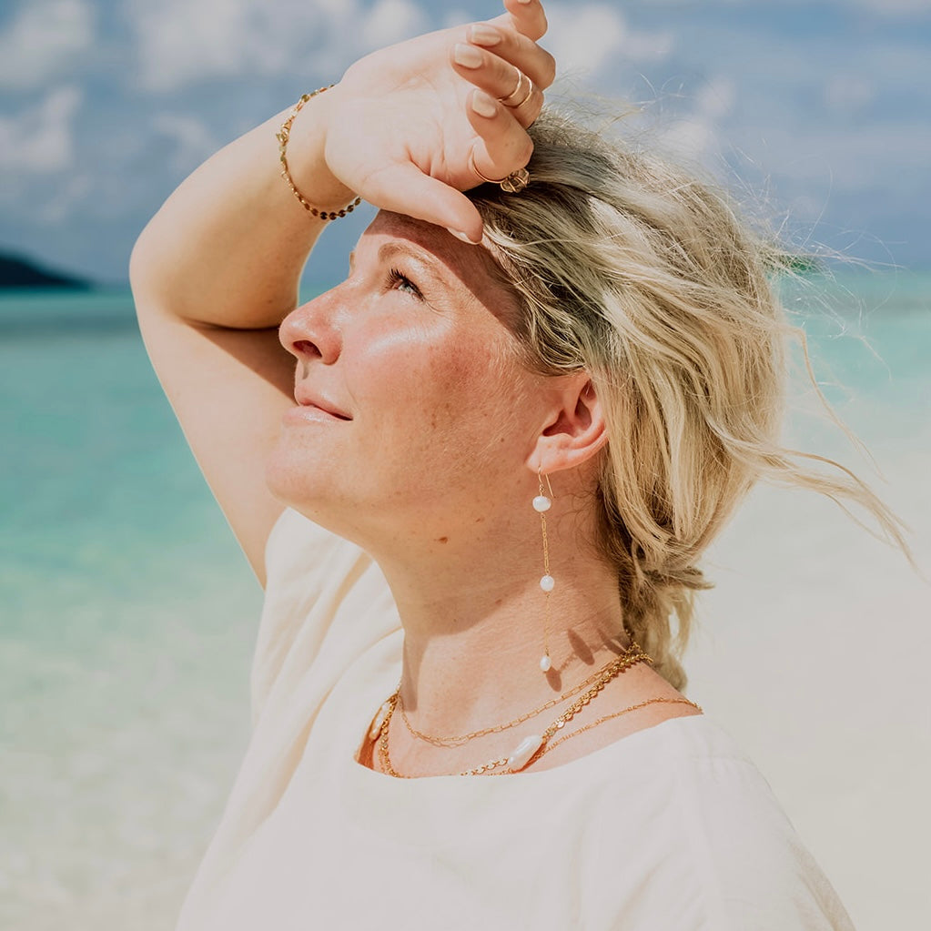 Vahine Pearl Earrings