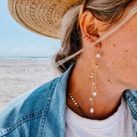 Ocean Eyes Pearl Earrings