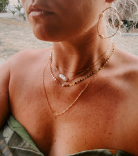 Sand Dollar Coin Chain Necklace