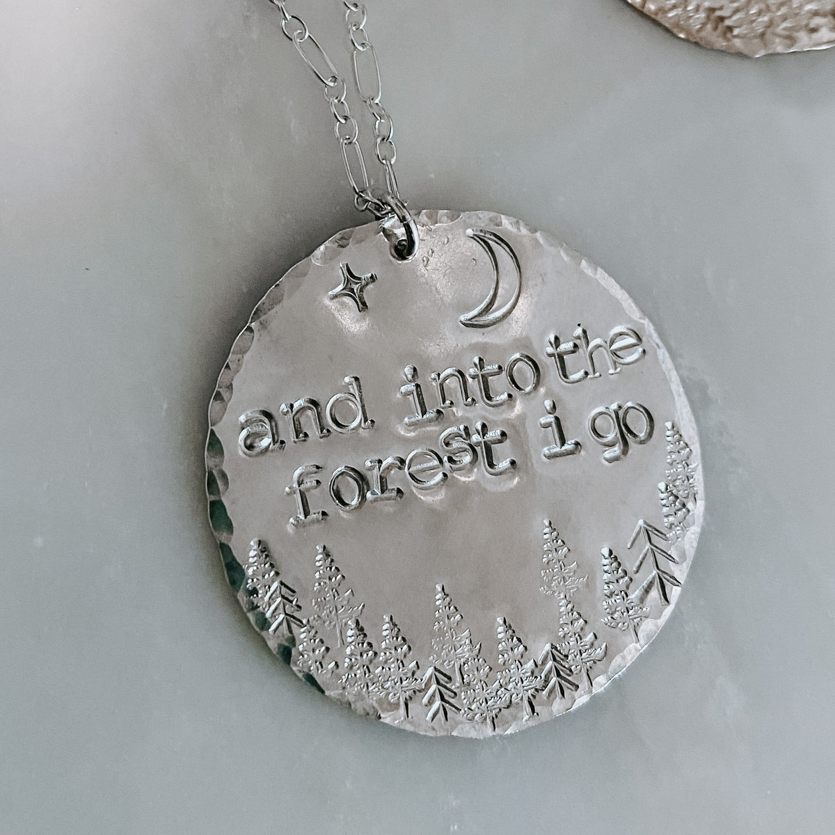 Into The Forest Medallion Necklace