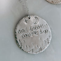Into The Forest Medallion Necklace