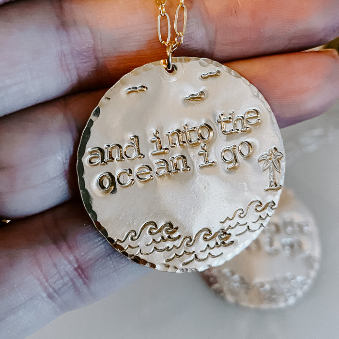 Into The Ocean Medallion Necklace