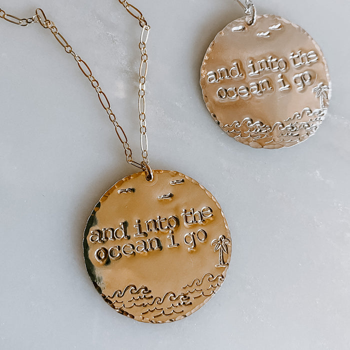 Into The Ocean Medallion Necklace
