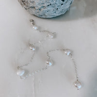 String of Pearls Back Necklace