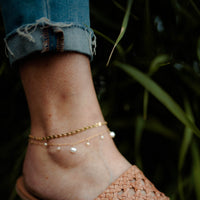 Sand Dollar Anklet