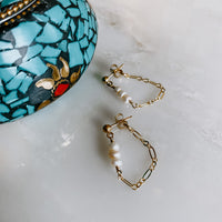Coconut Post Earrings