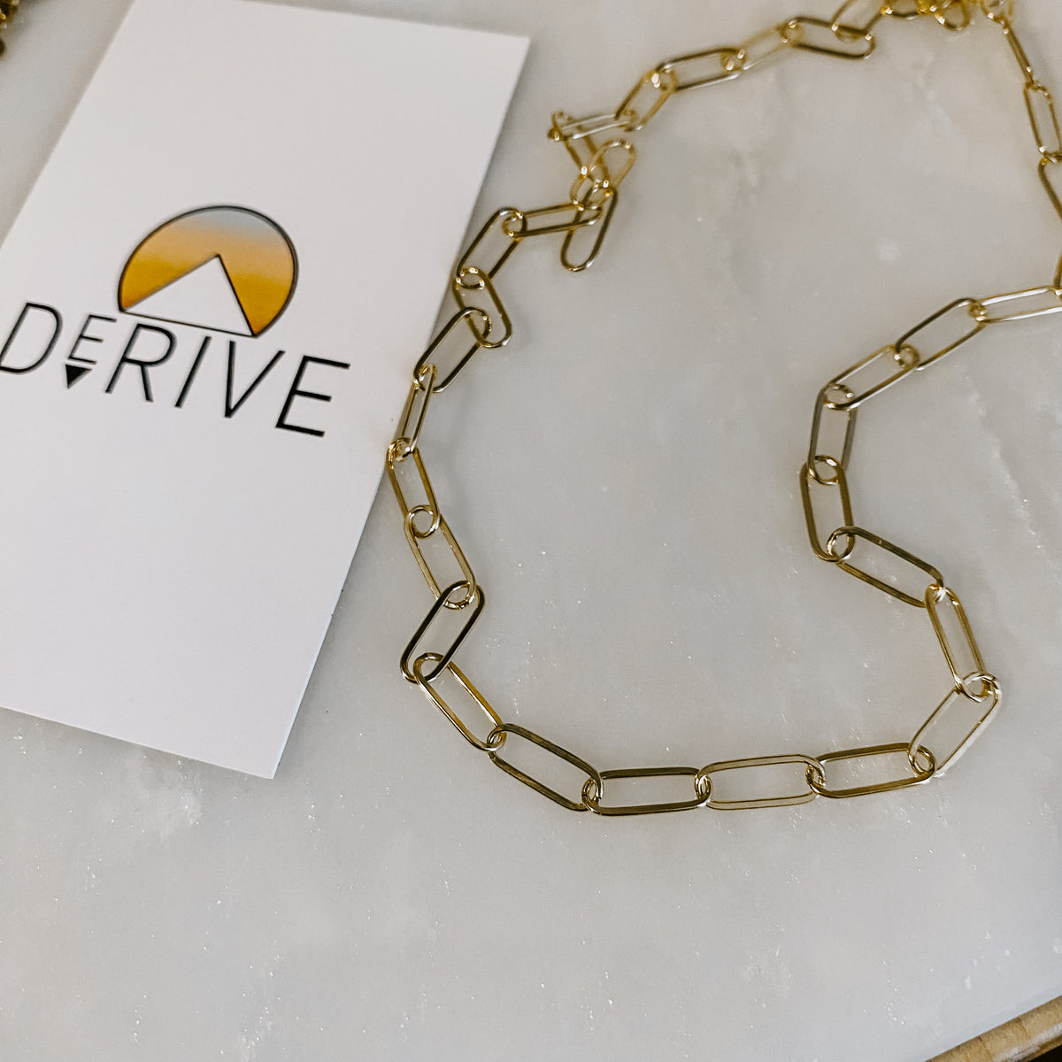 Paperclip Chain Link Necklace