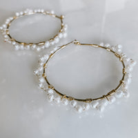 Forever Pearl Hoop Threaders