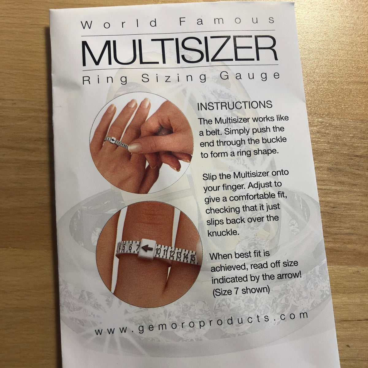 Ring Sizer Tool