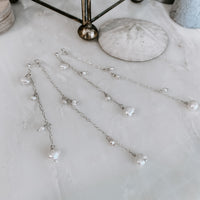 Ocean Eyes Pearl Earrings
