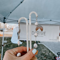 Coin Pearl Earrings