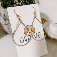 Textured Teardrop Earrings