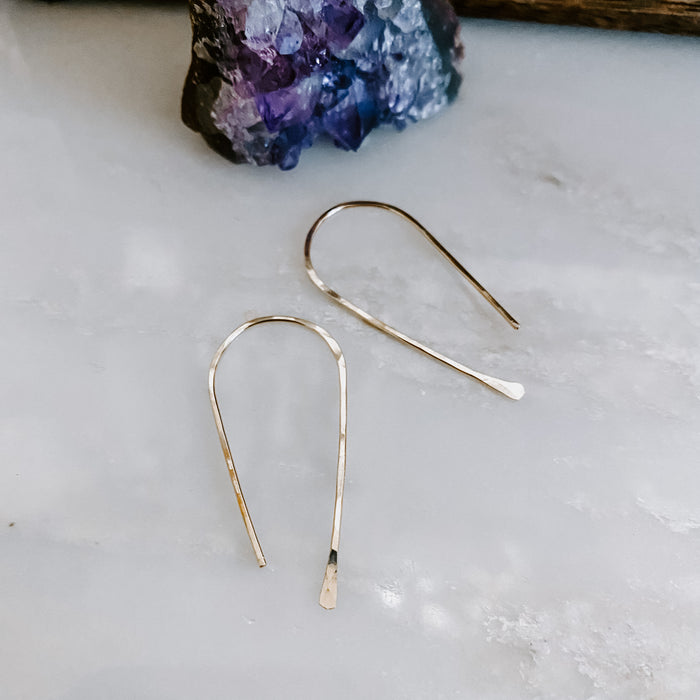 U Shaped Threader Earrings