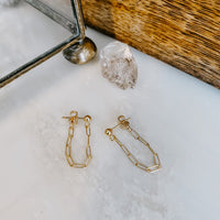 Mini Link Post Earrings
