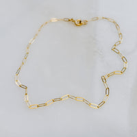 Paperclip Chain Anklet