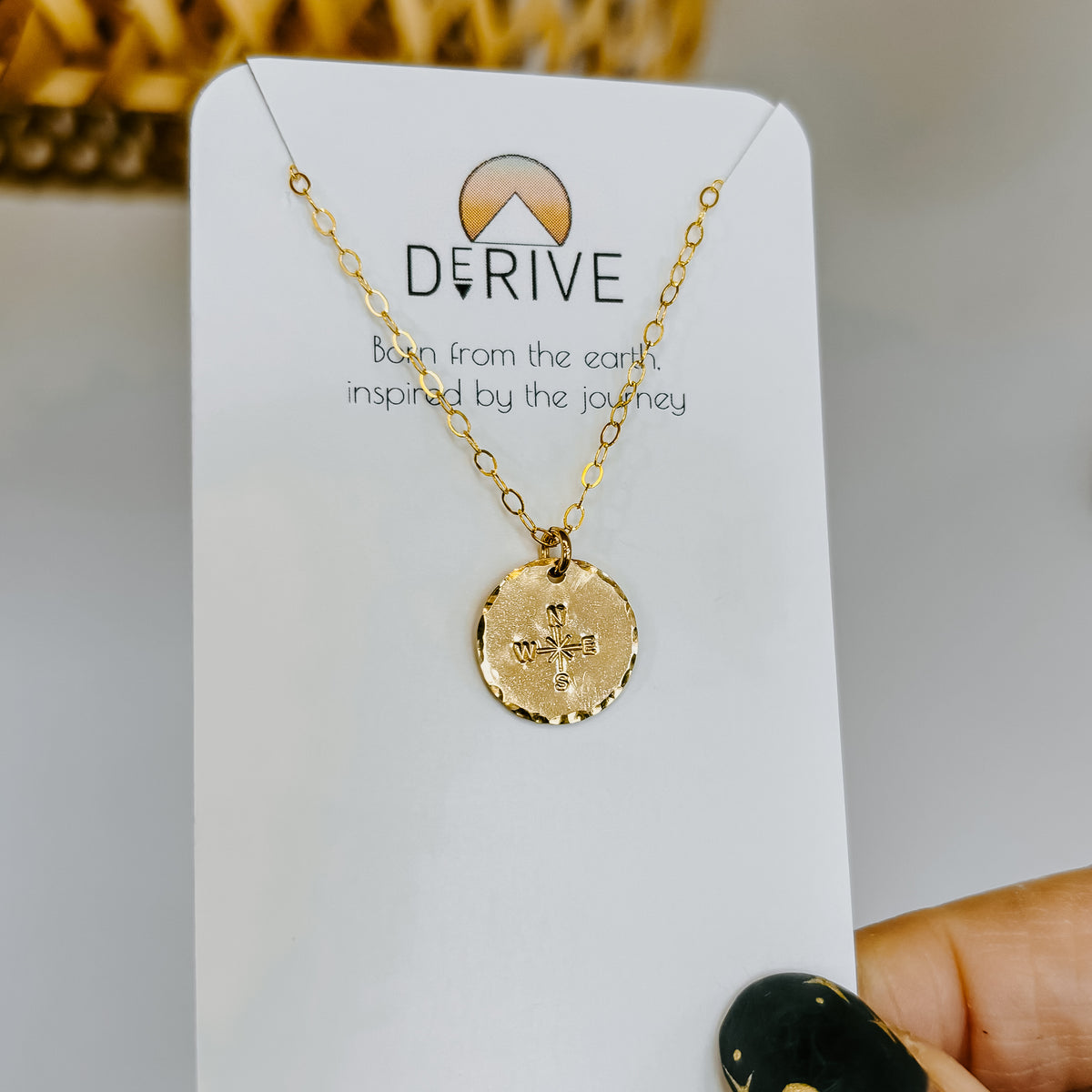 Hand Stamped Medium Coin Necklace