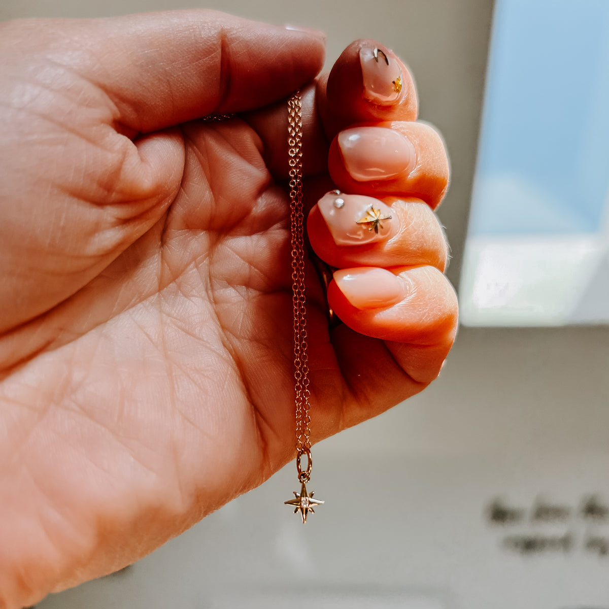 North Star 14k Gold Charm (Charm only)