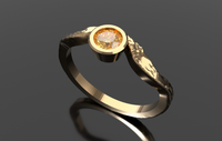 Current Ring with Citrine